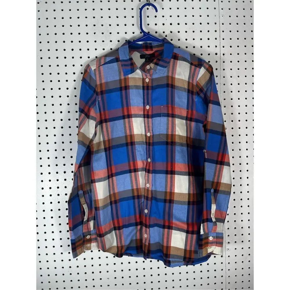 J.Crew plaid button down shirt